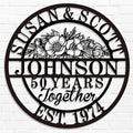 Custom 50th/40th/60th/70th/30th/1-99 Years Wedding Anniversary Sign Gifts by HZYCYYFC