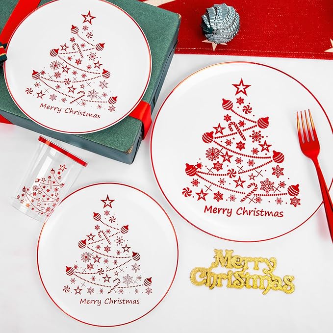 Supernal 150pcs Christmas Dinnerware - Image 9