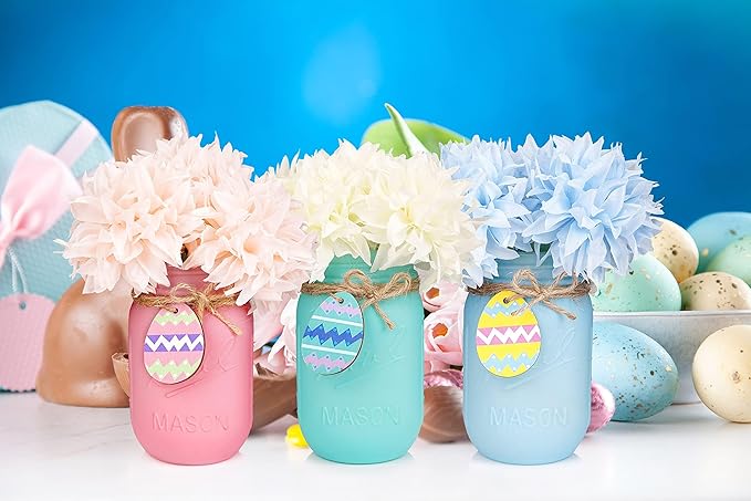 Easter Decorations, Easter Mason Jars Decoration, Easter Farmhouse Decor - Image 6