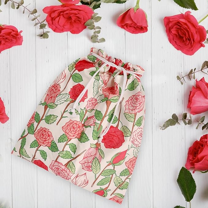 Drawstring Gift Bags, Extra Large 24"x 20" | Premium Canvas Storage Bags | - Image 9