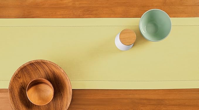 Solino Home Yellow Table Runner 60 Inches - Image 5
