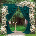MEETSKY Hunter Green Backdrop Curtains by MEETSKY