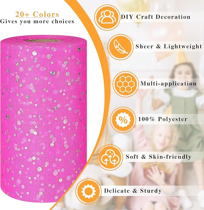 Glitter Tulle Rolls - Image 2