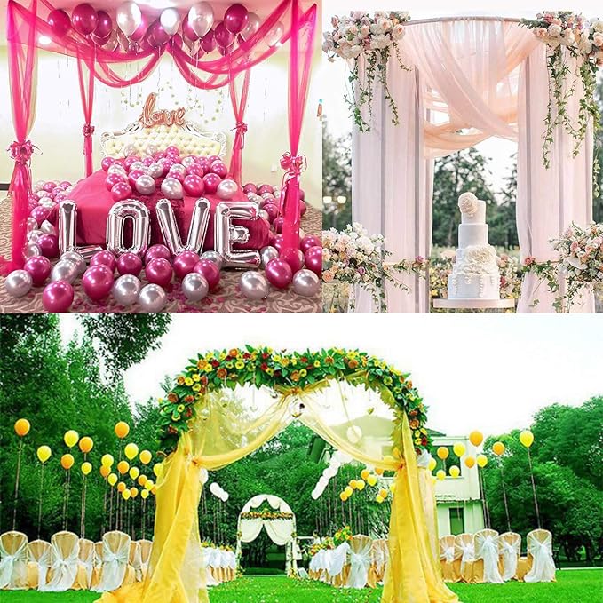 Crystal Organza Fabric Tulle - Image 5