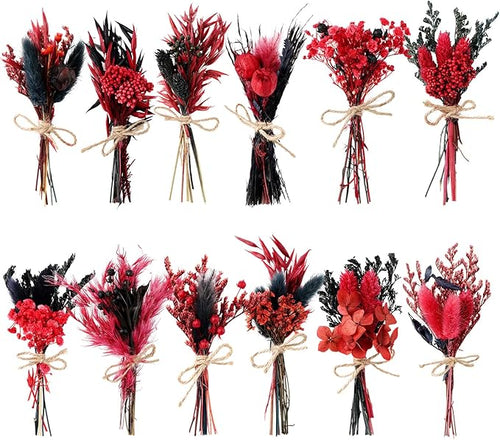 10/12/24/36 Pack Mini Dried Flowers by Unknown
