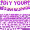 DIY Customizable Banner Letter Banners Party Supplies by WELITTCON