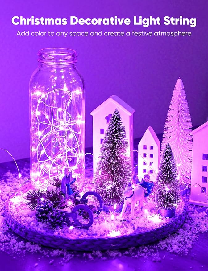Minetom 12 Pack Fairy Lights Battery Operated String Lights, 8 Modes & Timer - Image 7