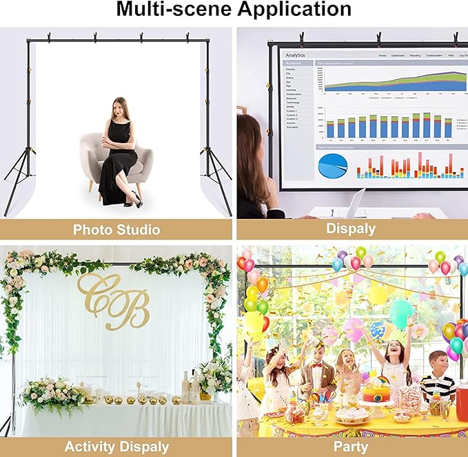 Photo Backdrop Stand for Photography 7ft x 10ft Background Stands for - Image 8