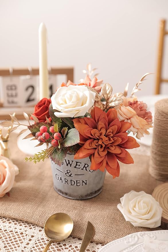 Serra Flora Artificial Flowers Combo Box Set Faux Flowers Bulk Flower Leaf - Image 3