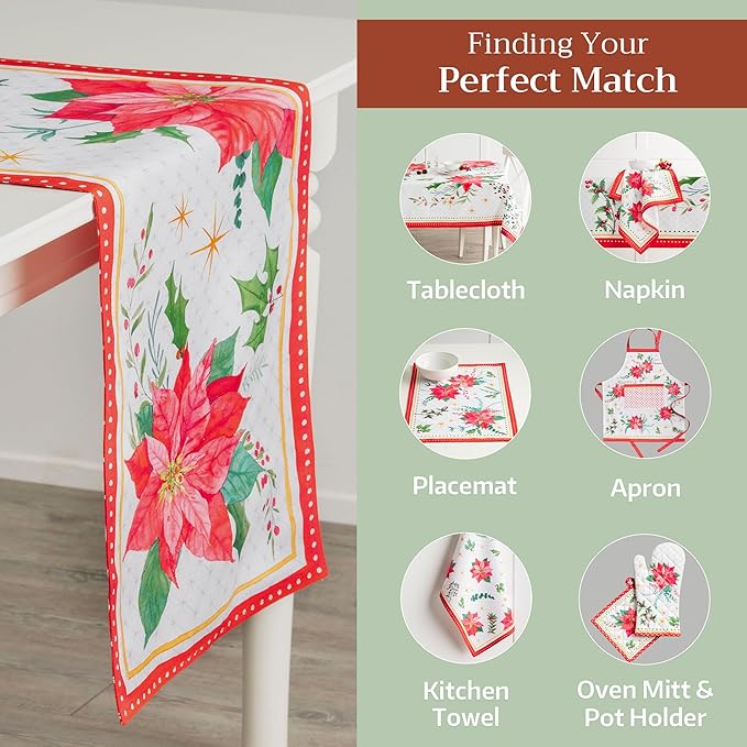 Maison d' Hermine Table Runner 100% Cotton Single Layer Table Runners 72 inches - Image 6