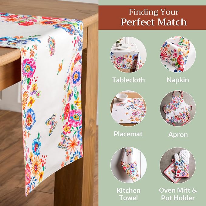 Maison d' Hermine Table Runner 100% Cotton Single Layer Table Runners 72 inches - Image 5