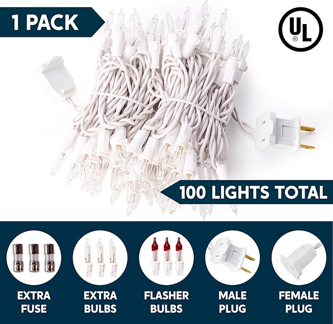 JOIEDOMI Christmas String Lights Indoor, 21.5FT Lighting Decor - Image 2