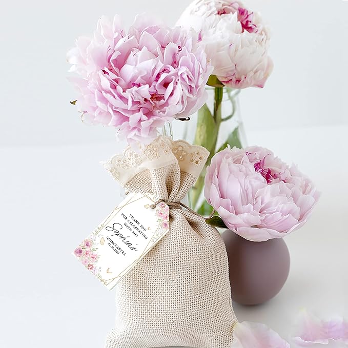 Andaz Press 40-Pack Personalized Quinceañera Favor Tags - Image 4