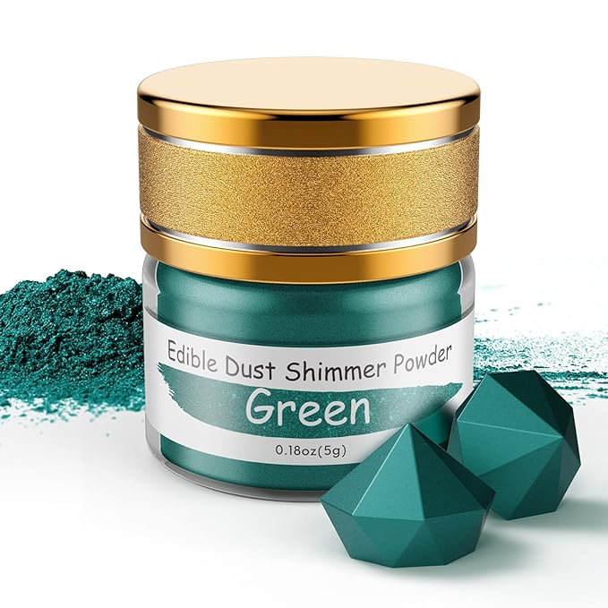 Jelife Green Edible Luster Dust by OrderNowfromJelife