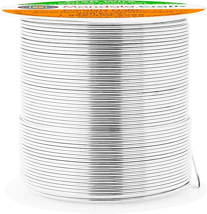 Mandala Crafts 22 Gauge Anodized Aluminum Craft Wire by MandalaCrafts