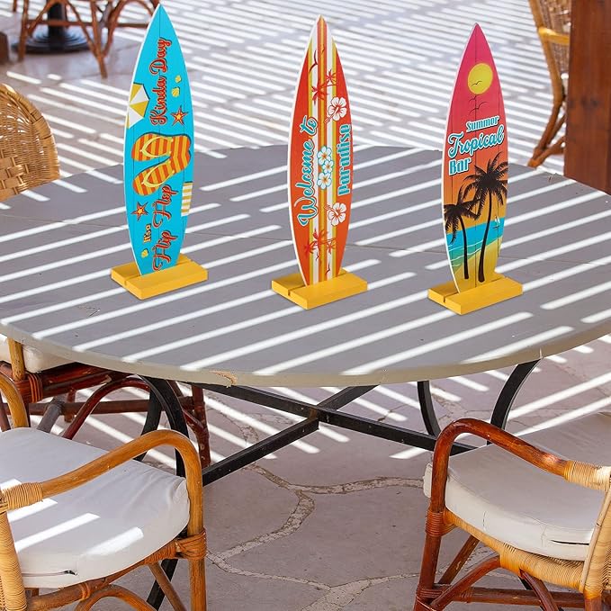 Blulu 4 Pcs Surfboard Decorations - Image 3