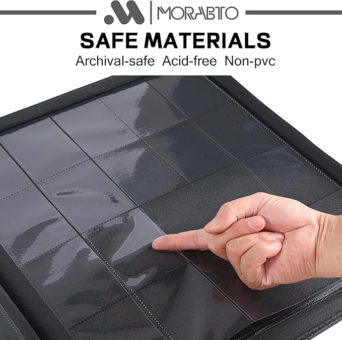 Card Binder 20 Pocket, Trading Card Binder Holds up to 2000 Cards - Image 5