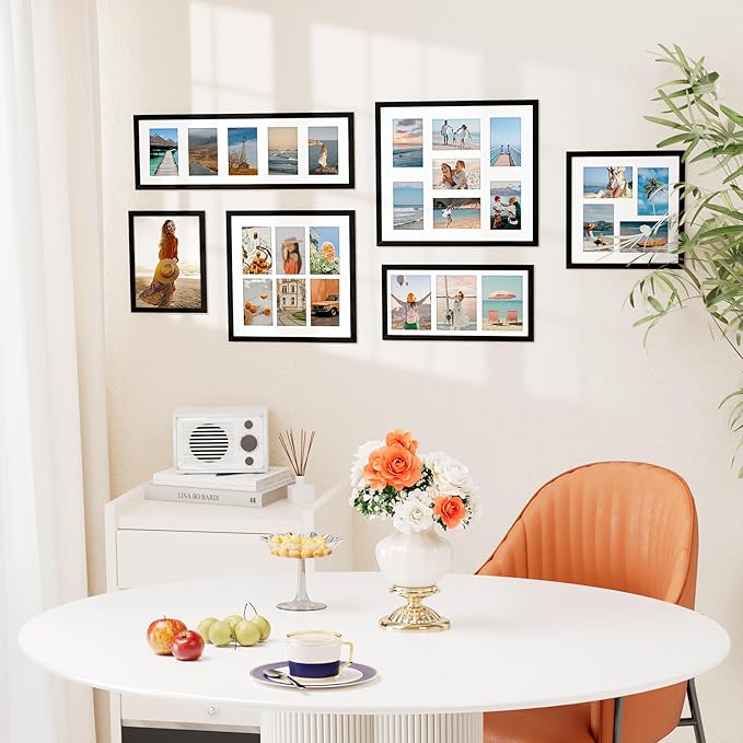 Vittanly 14x14 Collage Picture Frame, Displays 6Pcs 4x6 Pictures - Image 2