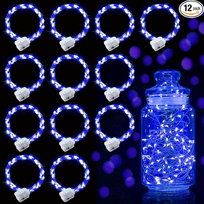Aogist 12 Pack Fairy Lights 3 Modes 7ft 20 LED Waterproof, Battery Operated by Aogist