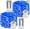 2 Pack Each 33Ft 100LED Battery Operated Fairy Lights by BOSSERN