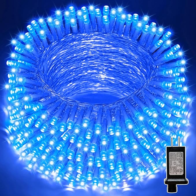 LAMPHOME 33ft Christmas Decorative Mini Lights, 100 LED Transparent Wire Fairy by ULL
