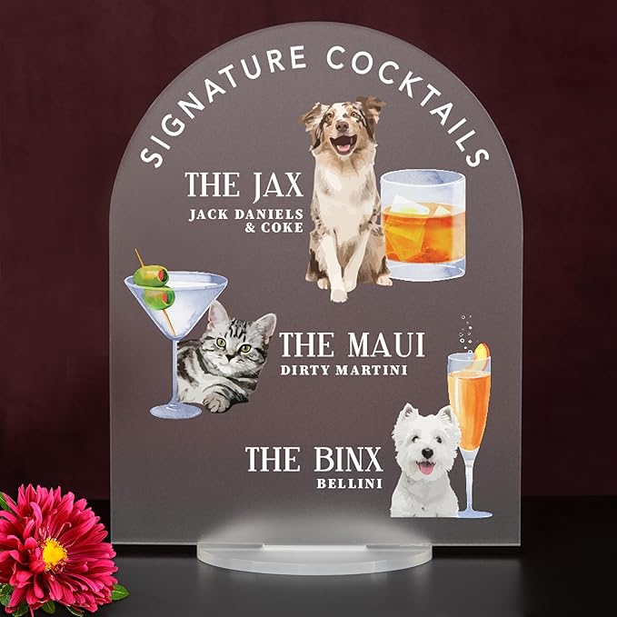 Pet Signature Drink Wedding Signs - Image 2