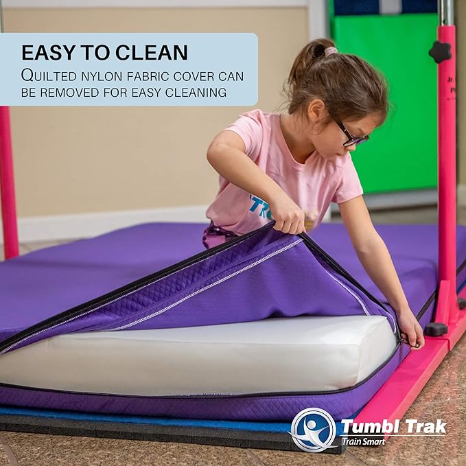 Tumbl Trak Home Practice Mat, 4 ft x 6 ft x 6 in, Soft Pillow Mat, Thick - Image 5