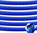 6 Pack 10 Feet Blue Foil Fringe Garland Metallic Tinsel Streamers Banner Wall by Ferwzsr