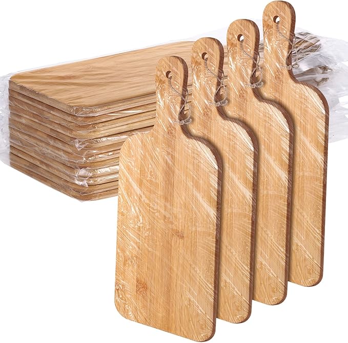Patelai 12 Packs Wooden Cutting Board Set by Patelai