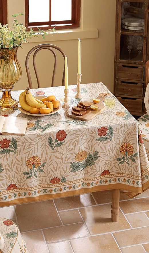 patdrea Designer Linen Small Tablecloth - Image 3