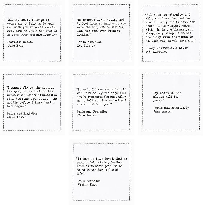 Five Star Napkins Love Quotes, Beverage Napkins, Bar Napkins, Cloth Napkins - Image 4