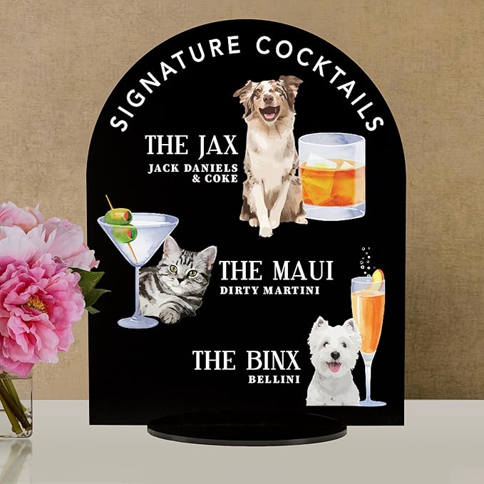 Pet Signature Drink Wedding Signs - Image 2