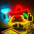 Tacos Neon Sign for Wall Decor, Dimmable Led Tacos Neon Light for Mexican by JIARODEYLEDNEONSIGN