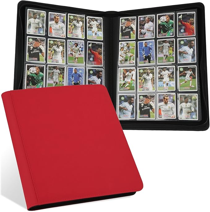 Trading Card Binder 16 Pocket, 1024 Pockets Card Binders, Card Collection Binder by GERMUN