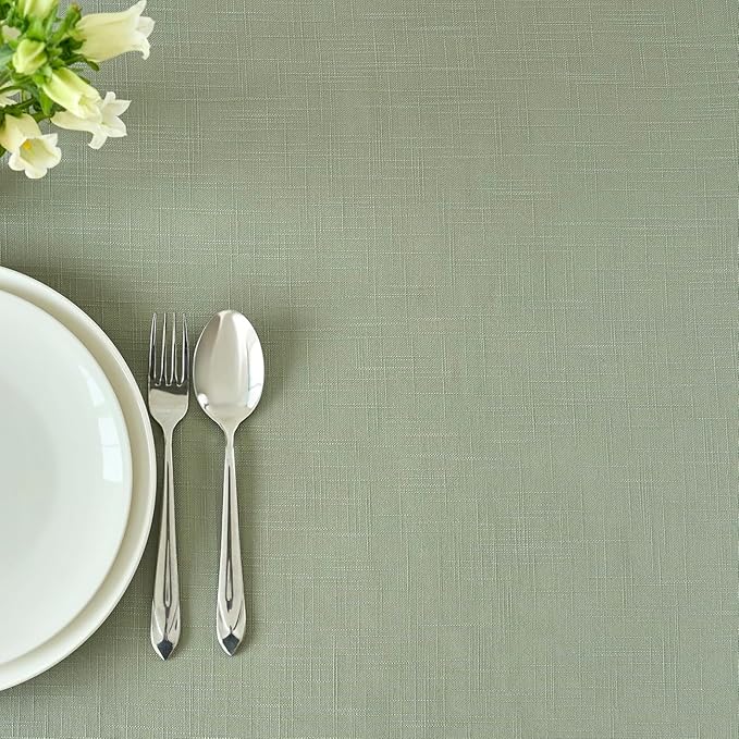 maxmill Lux Faux Linen Tablecloth - Image 8