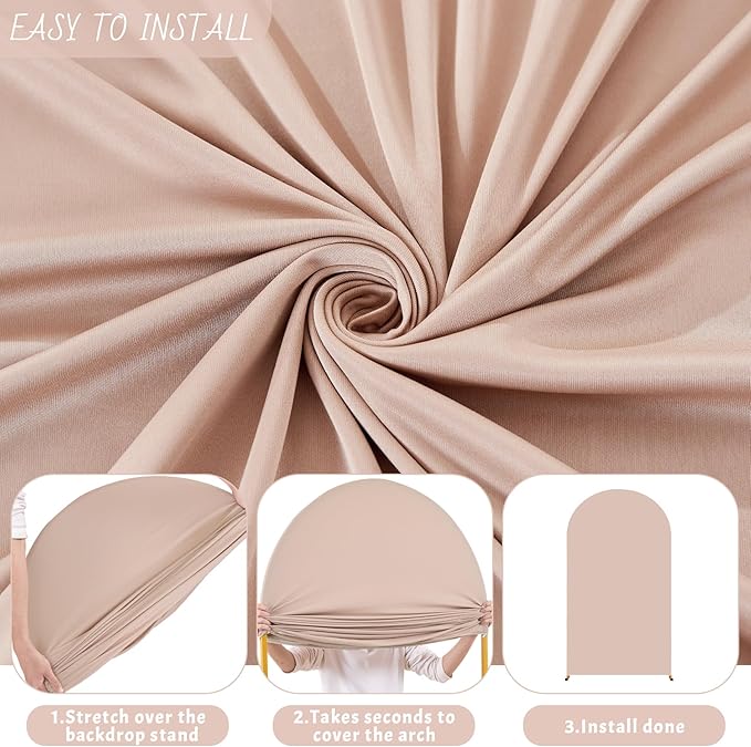 6FT Nude Arch Backdrop Cover - Image 4