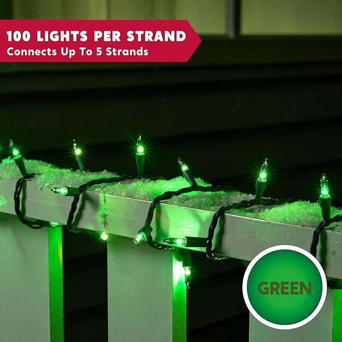 Joiedomi Green Christmas String Lights - Image 3