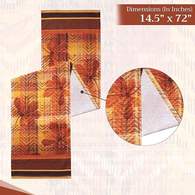 Maison d' Hermine Table Runner 100% Cotton Single Layer Table Runners 72 inches - Image 4