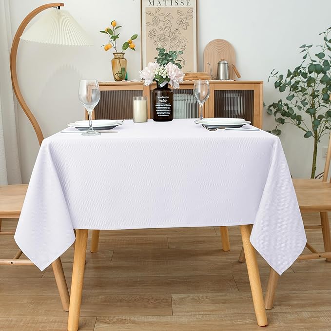 Biscaynebay Fabric Square Tablecloths 54x54 Inches, Wedding and Parties etc. - Image 6
