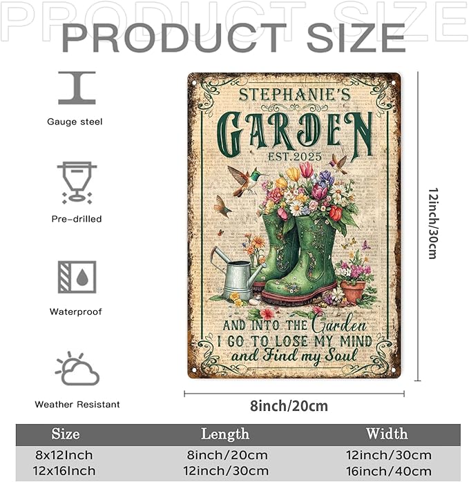 Custom Sign, Personalized Metal Signs, Customize - Image 5