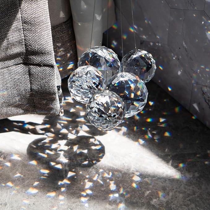 Crystalsuncatcher 20mm/30mm/40mm Clear Crystal Ball Prisms Chandelier Lamp - Image 2
