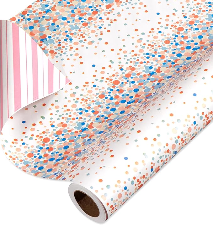American Greetings 175 sq. ft. Reversible Wrapping Paper by AmericanGreetings