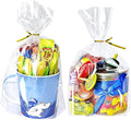 PigPotParty Cellophane Bags 8"x11", 100 Pack Clear Gift Bags, 3.15" Bottom by PigPotParty