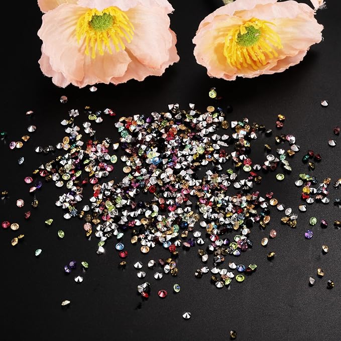 PATIKIL 14000Pcs Wedding Table Scatter Confetti Crystals 3mm Acrylic Diamonds - Image 5