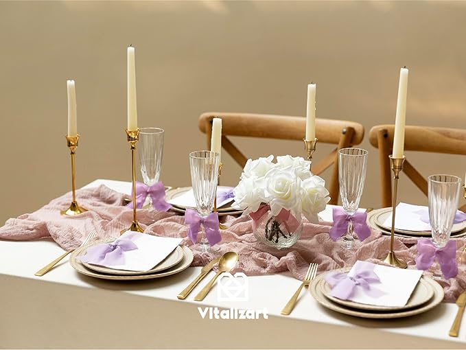 Vitalizart Chiffon Silk Ribbon Handmade Fringe 1.5" x 21 Yd Lavender Light - Image 6