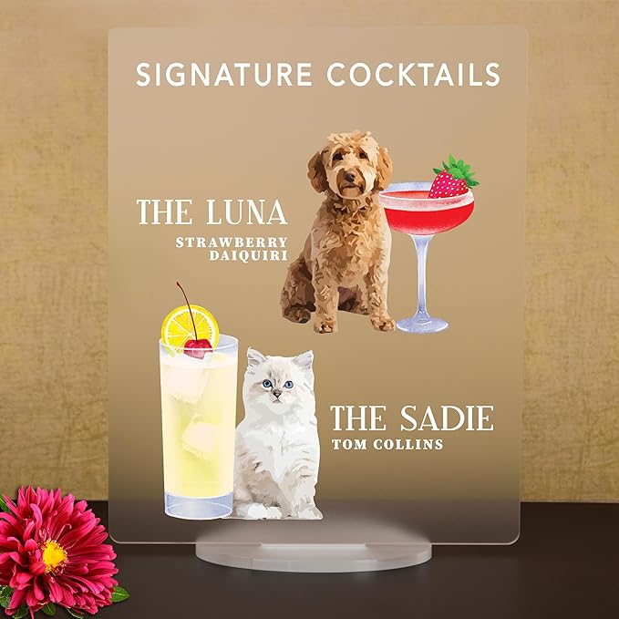 Pet Signature Drink Wedding Signs - Image 2