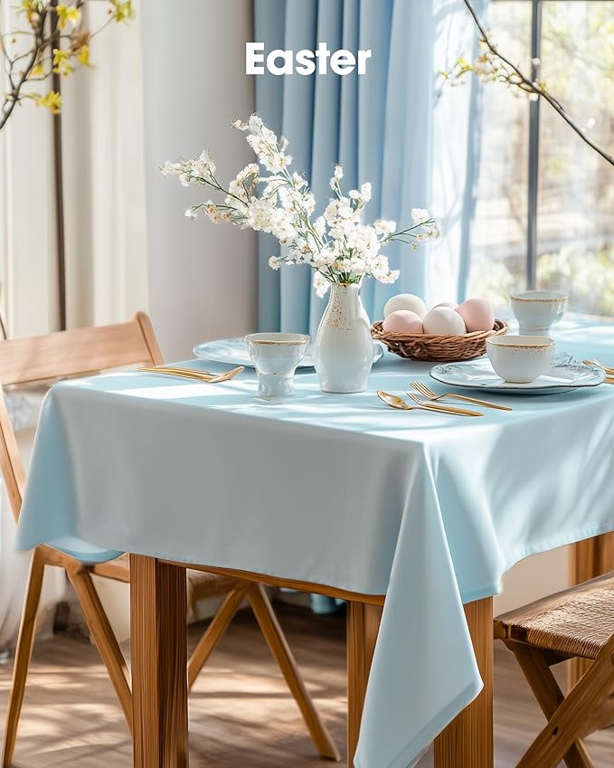 Pureegg Plastic Table Cloth Disposable 10 Pack, 54 x 108 Inch Table Cloths - Image 7