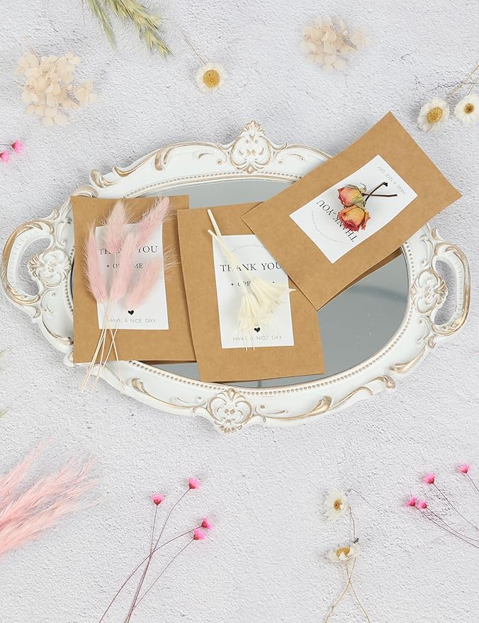 DIY Natural Dried Flower Set for Vase, Bulk Boho Dried Flowers - Image 5