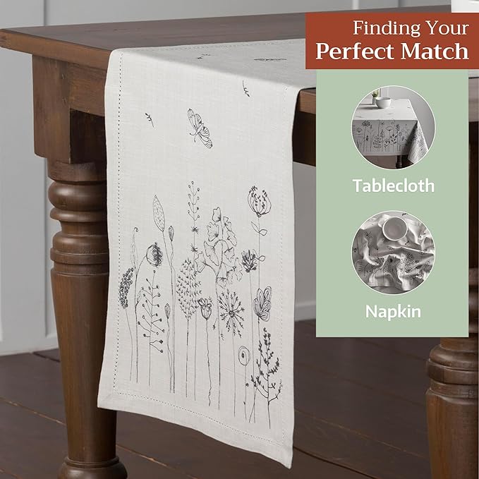 Maison d' Hermine Table Runner 100% Cotton Single Layer Table Runners 108 - Image 5
