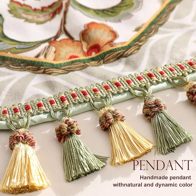 patdrea Designer Elegant French Floral Extra Long Velvet Table Runner, - Image 5